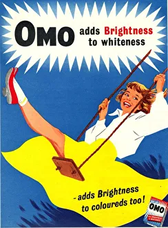 Omo 1950s UK washing powder products detergent Omo 1950s UK washing powder products detergent