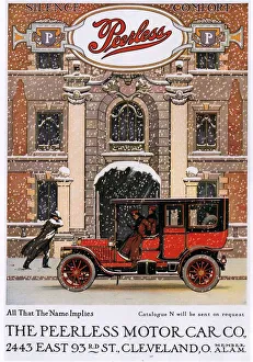 Peerless 1910s USA cars winter snow cold Peerless 1910s USA cars winter snow cold