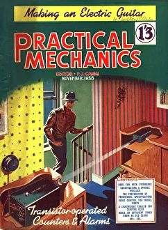 Practical Mechanics 1950s UK burglar alarms magazines burglary Practical Mechanics 1950s UK burglar alarms magazines burglary