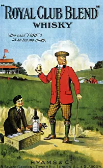 Royal Club Blend Whisky 1908 1900s UK whisky alcohol whiskey advert Scotch Scottish golf Royal Club Blend Whisky 1908 1900s UK whisky alcohol whiskey advert Scotch Scottish golf