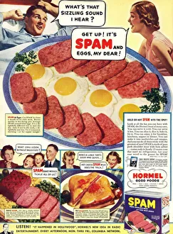 Spam 1960s USA Hormel meat tinned disgusting food breakfasts meals meals canned cans Spam 1960s USA Hormel meat tinned disgusting food breakfasts meals meals canned cans