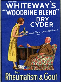 Whiteway's 1920s UK whiteways cider rheumatism gout alcohol Whiteway's 1920s UK whiteways cider rheumatism gout alcohol