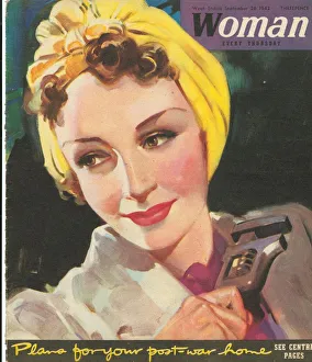 Woman 1940s UK women at war mechanics WW2 magazines Woman 1940s UK women at war mechanics WW2 magazines