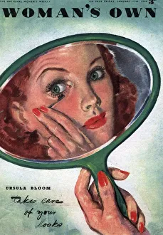 Womans Own 1944 1940s UK make-up makeup mascara magazines Womans Own 1944 1940s UK make-up makeup mascara magazines