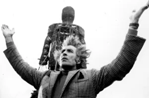A black and white image from The Wicker Man (1973) A black and white image from The Wicker Man (1973)
