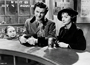 Bryan Forbes and Jane Wenham in a scene from An Inspector Calls (1954) Bryan Forbes and Jane Wenham in a scene from An Inspector Calls (1954)