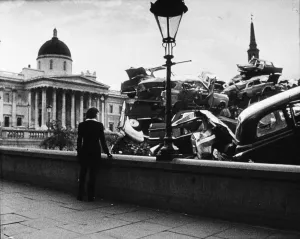1973 Black and White Film Print