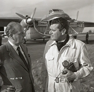 Man in the Sky Walter Fitzgerald and Jack Hawkins Print