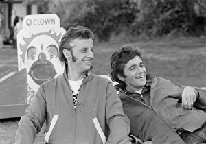 Ringo Starr and David Essex share a laugh Ringo Starr and David Essex share a laugh
