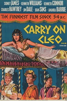 Ancient Collection: One sheet UK poster artwork for Carry On Cleo (1965)