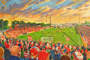Belle Vue Stadium Fine Art - Doncaster Rovers Football Club Belle Vue Stadium Fine Art - Doncaster Rovers Football Club