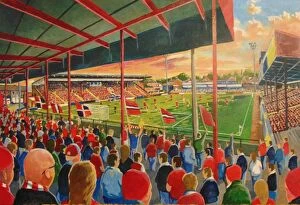 Football League Collection: Bootham Crescent Stadium Fine Art - York City Football Club