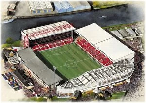 Football Collection: City Ground Art - Nottingham Forest