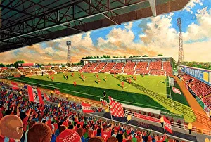 County Ground Stadium Fine Art - Swindon Town Football Club County Ground Stadium Fine Art - Swindon Town Football Club
