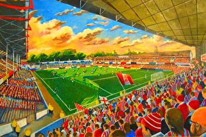 The Dell Stadium Fine Art - Southampton Football Club