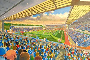 Ewood Park Stadium Fine Art Print - Blackburn Rovers Football Club