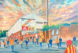 Firhill Stadium Going to the Match Fine Art - Partick Thistle Firhill Stadium Going to the Match Fine Art - Partick Thistle