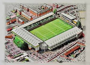 Franklins Gardens Stadia Art - Northampton Saints Franklins Gardens Stadia Art - Northampton Saints