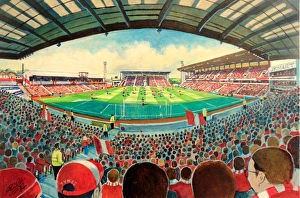 Oakwell Stadium Fine Art - Barnsley Football Club Oakwell Stadium Fine Art - Barnsley Football Club