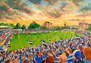 Trending Pictures: Recreation Ground Stadium Fine Art - Bath Rugby Union Club