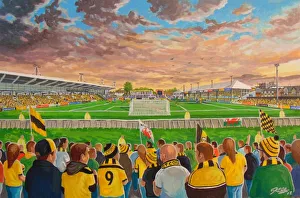 Rodney Parade Stadium Fine Art - Newport County Football Club Rodney Parade Stadium Fine Art - Newport County Football Club