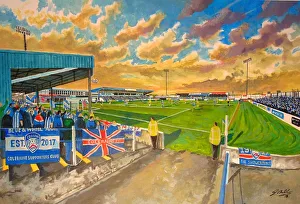 The Showgrounds Stadium Fine Art - Coleraine Football Club The Showgrounds Stadium Fine Art - Coleraine Football Club