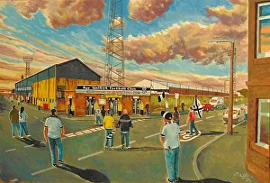 Somerset Park Stadium Going to the Match Fine Art - Ayr United Football Club Somerset Park Stadium Going to the Match Fine Art - Ayr United Football Club