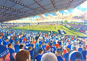 Victoria Park Stadium Fine Art - Ross County Football Club Victoria Park Stadium Fine Art - Ross County Football Club