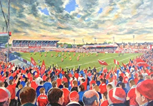The Willows Stadium Fine Art - Salford Red Devils Rugby League The Willows Stadium Fine Art - Salford Red Devils Rugby League