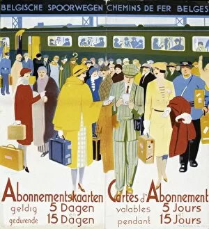 Advertisement for Belgian Railways