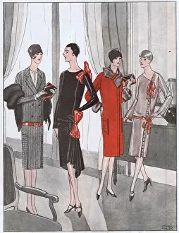 Four fashionable outfits for Spring 1928