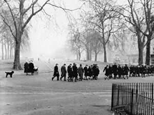 Scene in Hyde Park, London