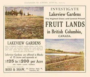 Advertisement encouraging settlement in Canada Advertisement encouraging settlement in Canada