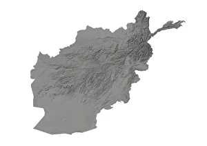 Afghanistan, Relief Map