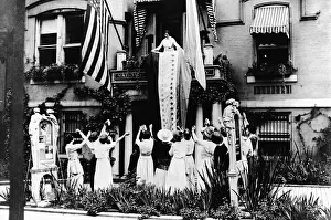 Alice Paul and other women celebrating Alice Paul and other women celebrating