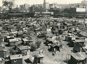 American Depression 1930s: Shanty town American Depression 1930s: Shanty town