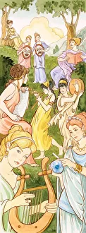 In ancient Greek and Roman mythology the Muses were nine sister goddesses who inspired In ancient Greek and Roman mythology the Muses were nine sister goddesses who inspired