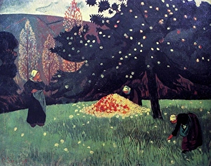 Apple Picking' by Paul Serusier (9 November 1864, Paris - 7 October 1927, Morlaix) Apple Picking' by Paul Serusier (9 November 1864, Paris - 7 October 1927, Morlaix)