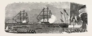 The Arrival Of Her Majesty At Portsmouth On The Occasion Of The Launch Of The Marlborough The Arrival Of Her Majesty At Portsmouth On The Occasion Of The Launch Of The Marlborough