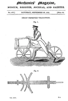 Baron von Draiss bicycle (Draisienne) Baron von Draiss bicycle (Draisienne)