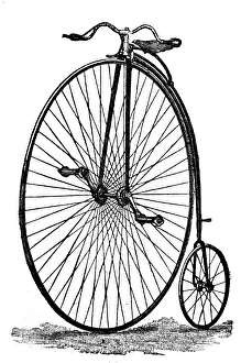 Big wheel around 1867 / Hochrad um 1867 Big wheel around 1867 / Hochrad um 1867
