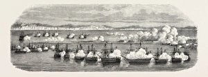 Bombardment And Capture Of The Forts At Kinburn. The Crimean War Bombardment And Capture Of The Forts At Kinburn. The Crimean War