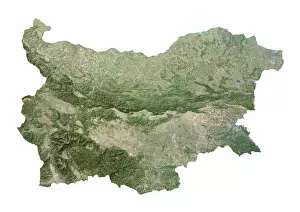 Bulgaria Collection: Bulgaria, Satellite Image