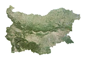 Bulgaria, Satellite Image