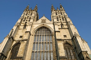 Canterbury cathedral western facade Canterbury cathedral western facade