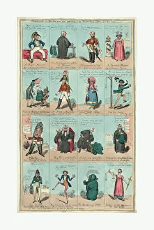 Characters In The New Piece Now Poforming At The Theatre Royal Cotten Garden 1820 Characters In The New Piece Now Poforming At The Theatre Royal Cotten Garden 1820