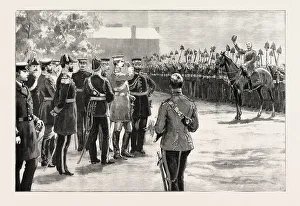 Three Cheers For The Emperor! The German Emperor Reviewing The Royal Artillery At Eastney Three Cheers For The Emperor! The German Emperor Reviewing The Royal Artillery At Eastney