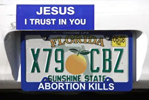 Christian car number plate and sticker Christian car number plate and sticker