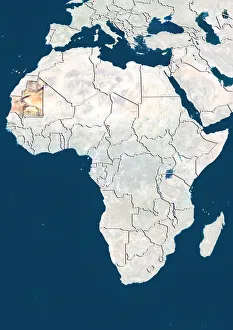 Democratic Republic of Congo, Satellite Image Democratic Republic of Congo, Satellite Image