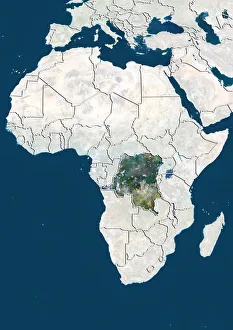 Democratic Republic of Congo, Satellite Image